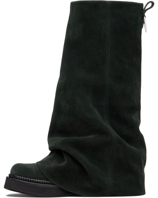 The Attico Black The Combat Boots