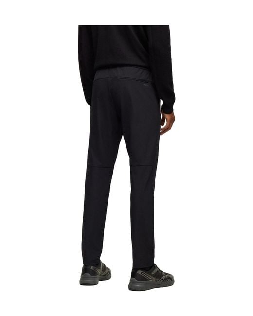 Boss Black Drawstring Casual Jogger Trousers for men