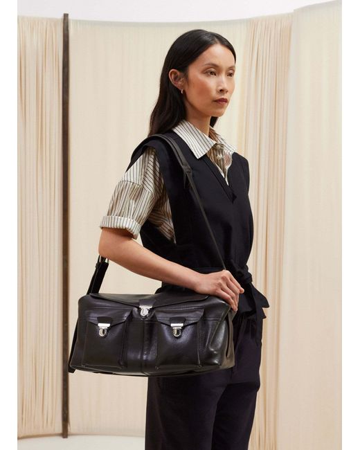 Lemaire Black Week End Gear Bag for men