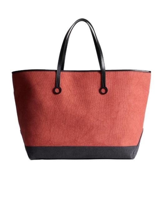 J.W. Anderson Yellow Xl Anchor Canvas Leather Tote