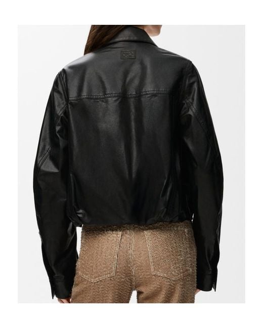 Loewe Black Button-Up Cropped Jacket