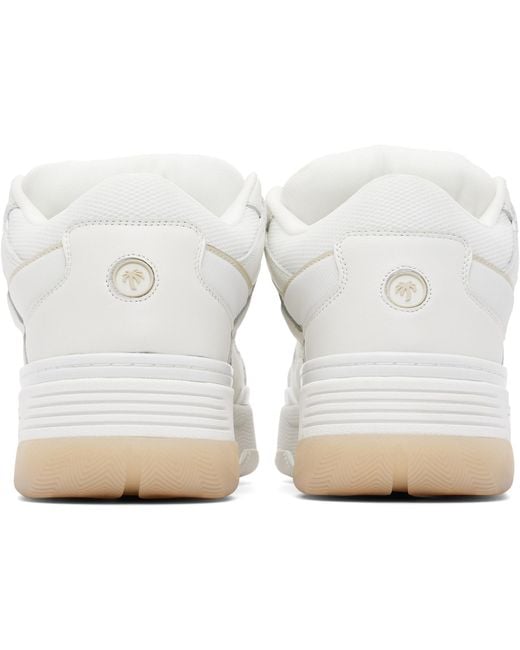 Palm Angels White Palm Skate Sneakers for men