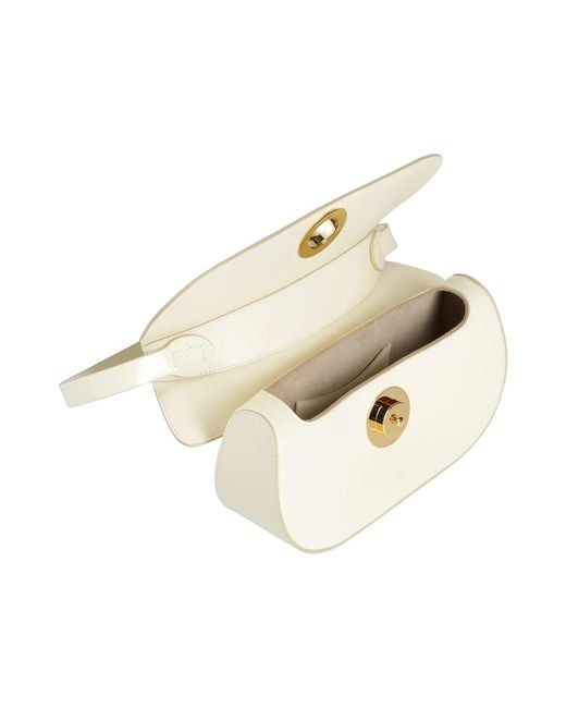 Marni White Minimalist Saddle Bag
