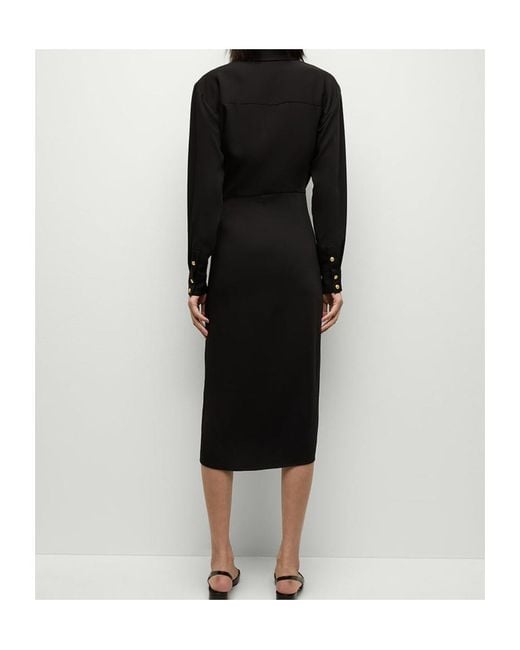 Veronica Beard Black Wright Midi Dress