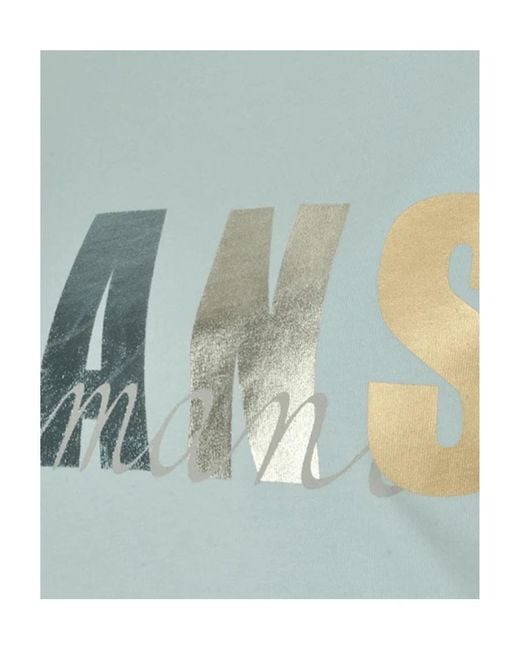 Armani Jeans Blue Slim T-Shirt With Round Neck And Short Sleeves
