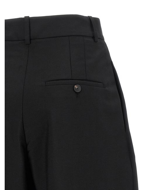 Rohe Black Casual Pants With Belt Loops