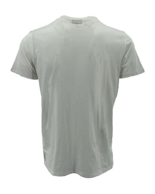Armani Jeans Gray Item O-Neck Short-Sleeved T-Shirt for men