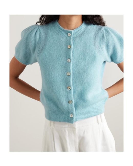 Doen Blue Anisa Knitted Cardigan