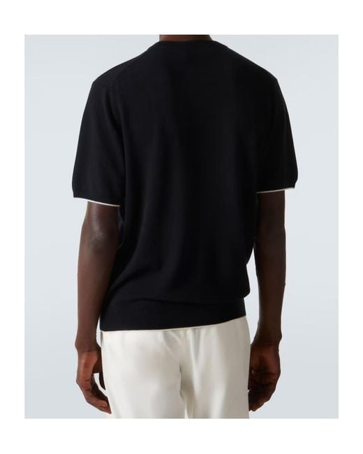 arch4 Black Short-Sleeved Sweater for men