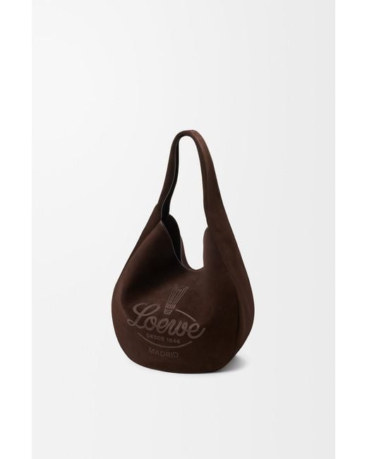 Loewe Brown Roomy Logo-Print Tote Bag for men
