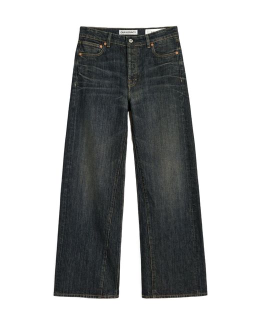 Our Legacy Gray Treble Cut Jeans