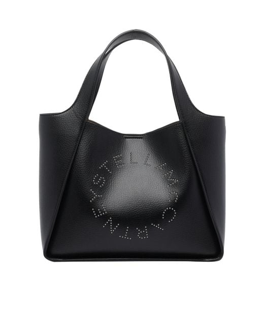 Stella McCartney Gray Logo Detailed Small Crossbody Bag