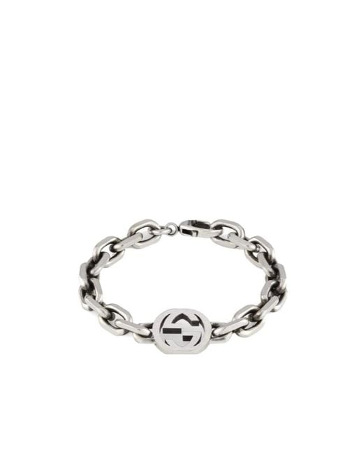Gucci Metallic Interlocking Bracelet