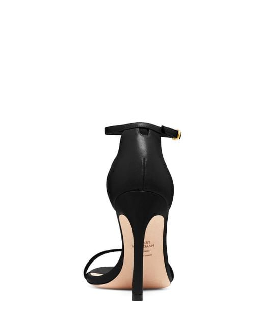 Stuart Weitzman Multicolor Single-Button High-Heeled Sandals