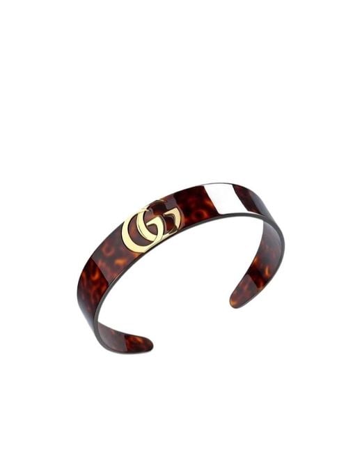 Gucci Metallic Hair Band With Double G