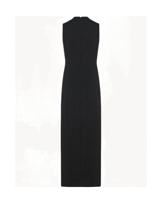 The Row Black Sleeveless Long Dress