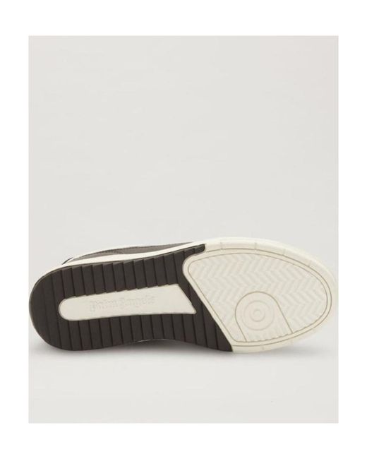 Palm Angels Blue Two-Toned University Low-Top Sneakers for men