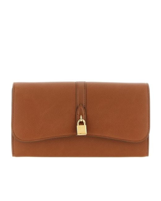 Stella McCartney Brown Ryder Chain Wallet