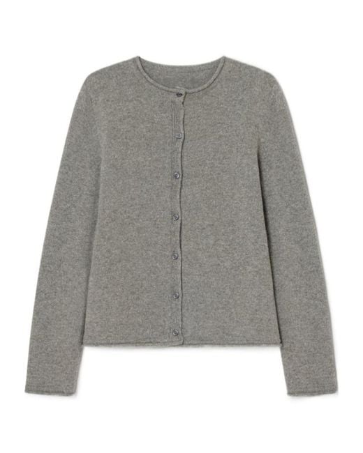GIMAGUAS Gray Cometa Button-Up Cardigan