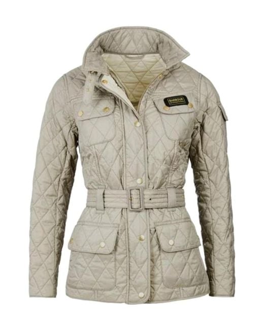 Barbour Gray Quilted Jacket
