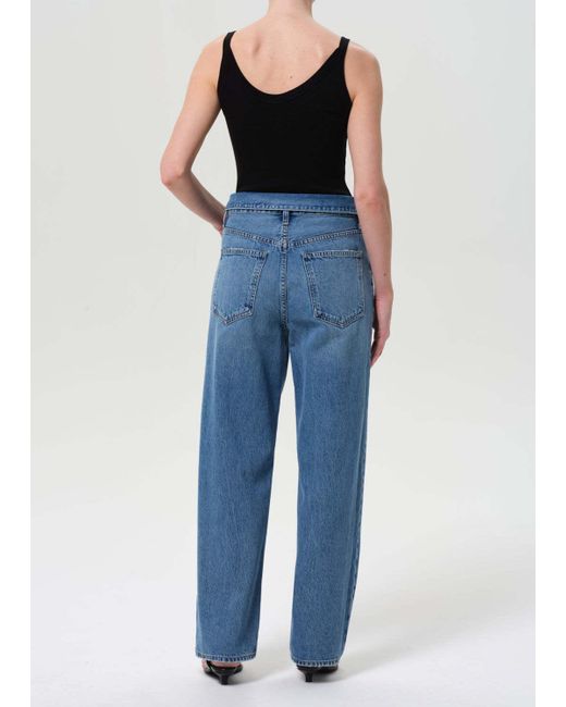 Agolde Blue Echo Tapered Jeans