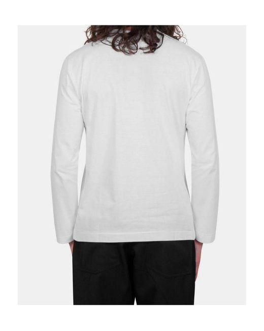 COMME DES GARÇONS PLAY White Crew Neck T-Shirt for men