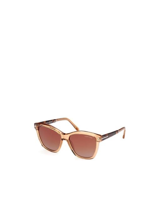 Tom Ford Pink Logo Logo Sunglasses for men