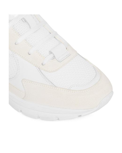 Céline White Runner Cr-03 Low Lace-Up Sneaker