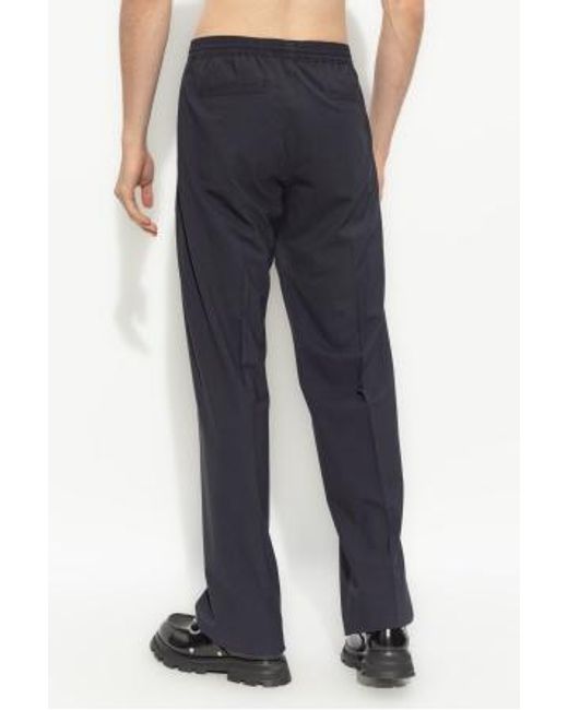 Givenchy Blue 4G Embroidered Elastic Waist Jogging Pants for men