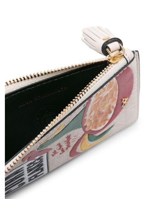 Anya Hindmarch White Corn Flakes Card Holder
