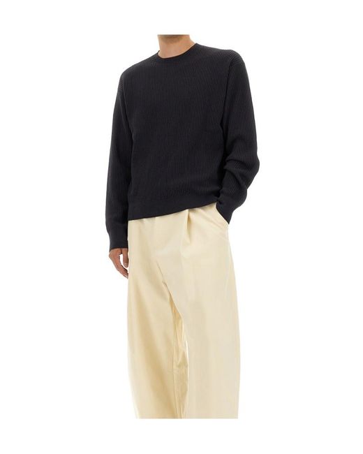 Studio Nicholson Blue Ribbed Knitwear for men
