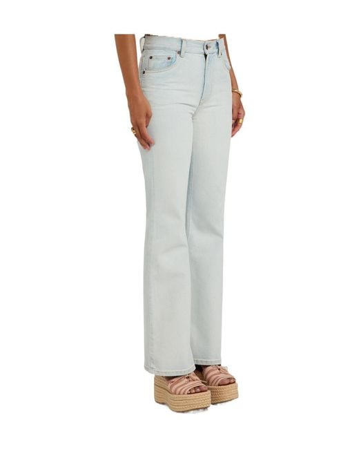 Chloé White High-Waisted Jeans