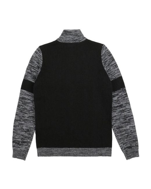 EA7 Gray Knitted Cardigan for men