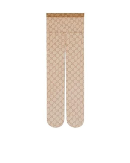 Gucci Natural Printed Stretch Tights