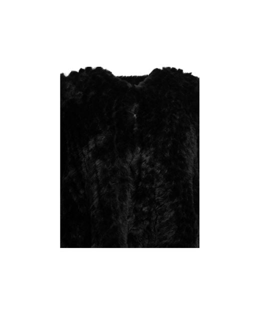 Pinko Black Asymmetrical Shawl
