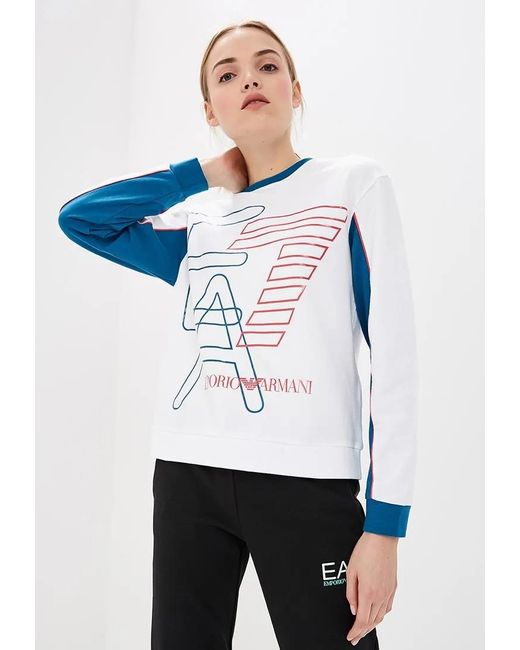 EA7 Blue Logo Sweater