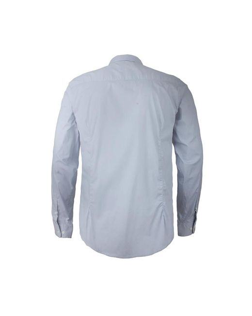 Emporio Armani Blue Long-Sleeved Shirt for men