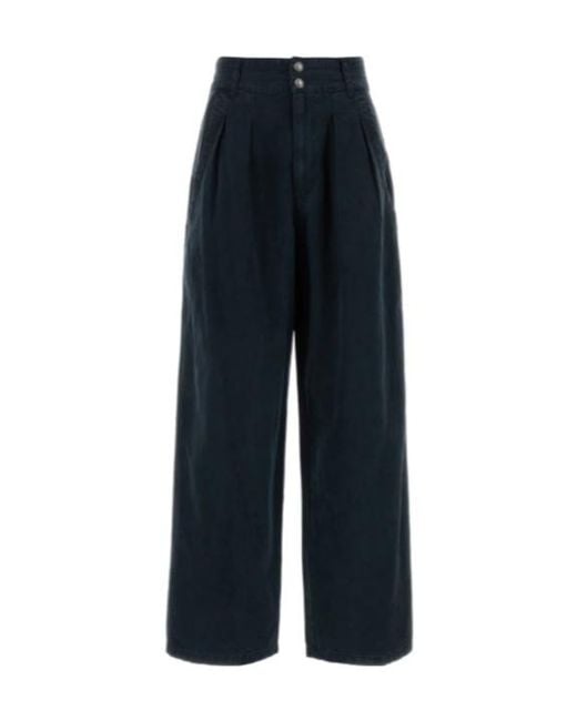 Isabel Marant Blue Isabel Marant Étoile Nadine Pleated Trousers