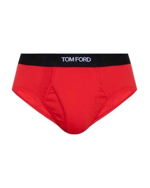 Tom Ford Red Logo Underwear for men