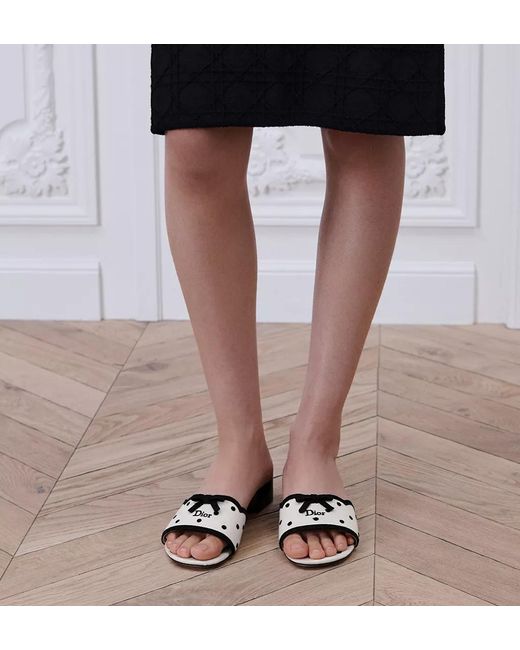 Dior White Mule De Tacon Dway
