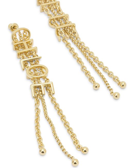 Chloé Metallic Chain Earrings