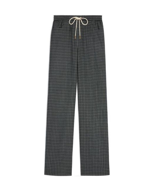 Céline Gray Wool Straight-Leg Jogging Pants