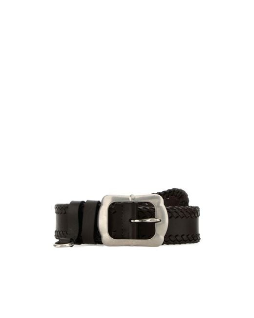 Prada White Braided Buckle Belt
