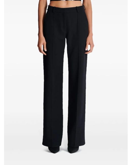 Balmain Black Belt Loops Slacks