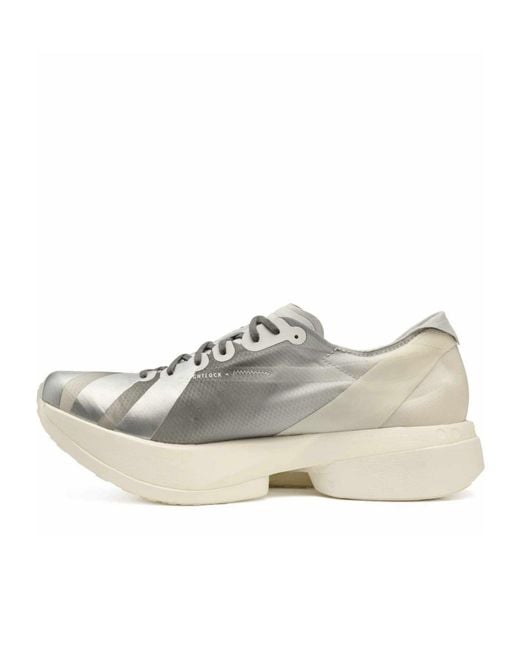 Y-3 Gray Color Block Sneakers for men