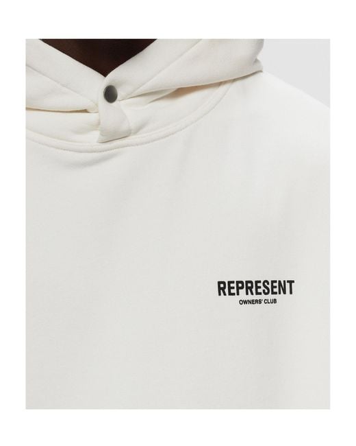Represent White Owners Club Oversized Hoodie for men