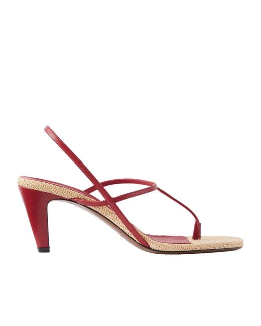 Neous Pink Solid Leather Sandals