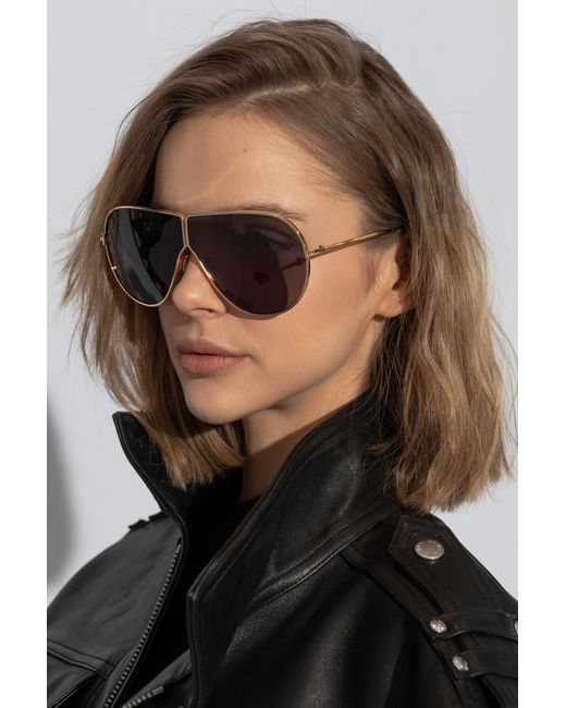 Tom Ford Purple Logo Sunglasses for men