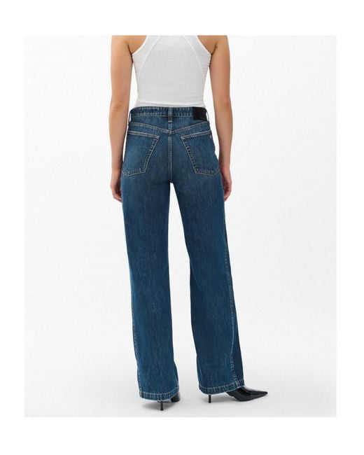 Rag & Bone Blue Belt Loop Jeans