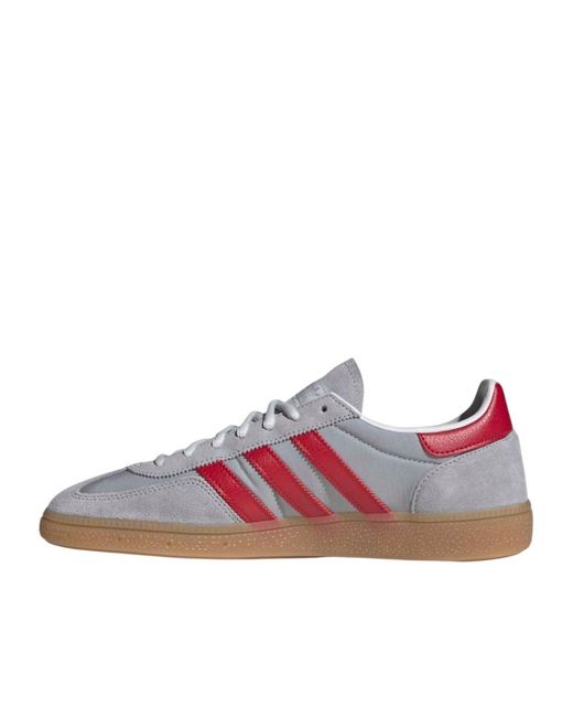 Adidas Originals Pink Lace-Up Low-Top Sneakers for men